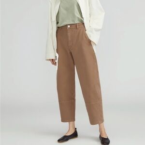 Everlane - Utility Barrel Pant - Toasted Coconut - 0